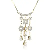Orphelia PK-011 - Ketting - Verguld metaal / Zirkonia - 45 cm