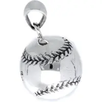 MOOYE ® - Collectie Zilveren Honkbal kettinghanger