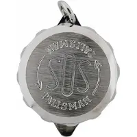 MOOYE ® - Collectie Zilveren SOS Talisman ketting hanger - zonder ketting