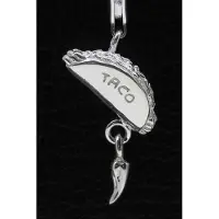 MOOYE ® - Collectie Zilveren Taco hanger én bedel