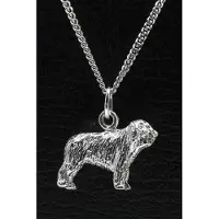 MOOYE ® - Collectie Zilveren Nizziny Owczarek ketting hanger - groot