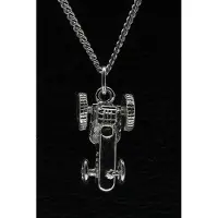 MOOYE ® - Collectie Zilveren Tractor ketting hanger - massief