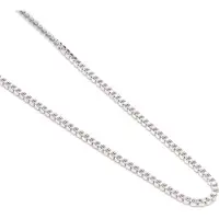 Montebello Ketting Blokjes - Unisex - 925 Zilver - 1 mm - 45 cm