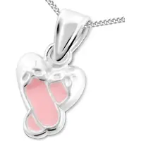 Montebello Princess Ketting Ballet - Meisjes - 925 Zilver - Sport - Epoxy - 10 x 9 mm - 38 cm