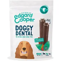 Edgard & Cooper 4x Doggy Dental Sticks Medium Aardbei - Frisse Muntolie