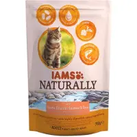 IAMS 5x Naturally Kat Adult North Atlantic Zalm & Rijst 700 gr