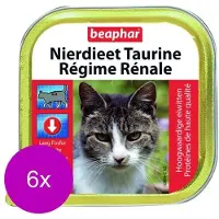 Beaphar 6x Nierdieet Kattenvoer Nat Kat 6 x 100 gr