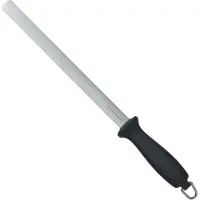 HorecaTraders Classic diamand slijpstaaf | 26 cm
