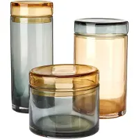 Pols Potten Voorraadbus Caps & Jars Brown (Set van 3)
