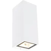 QAZQA Moderne wandlamp wit 2-lichts AR70 IP54 - Baleno