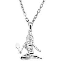 Montebello Montebello, zilveren sterrebeeld met ketting 45cm, Maagd