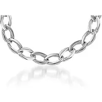 Montebello Ketting Briza - Dames - 316L Staal - Ovaal - 10 mm - 52 cm