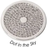 Quoins QMOA-04M-Z Dot in the sky staal zilverkleurig Medium