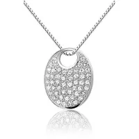 Montebello Collier Claudia - Dames - 925 Zilver - Zirkonia ?1.5 mm - 45 cm
