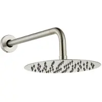 Saniclear Exclusive volledig 304 RVS inbouw regendouche 20cm met 3 standen handdouche wandmontage
