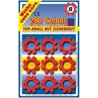 Wicke Klappertjes voor Pistool - 8 Schots - 36x8 - 288 knallen