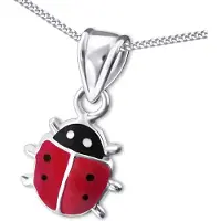 Montebello Princess by Montebello, zilveren kinderhanger lieve-heers-beestje, Ladybug