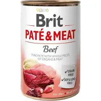 Brit Pate & Meat Rund 400gr 3stuks