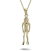 Montebello Ketting Scuba - 925 Zilver Verguld - Sport - Duiker - 8x30mm - 45cm