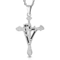 Montebello Ketting Tweeling - 316L Staal - Horoscoop - 30x50mm - 60cm