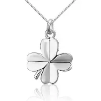 Montebello Ketting Klaver - 925 Zilver - ∅16mm - 45cm