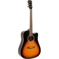 Fazley W40-SB akoestische western gitaar sunburst