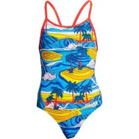 Funkita Beach Bum ECO Diamond back one piece - Meisjes |
