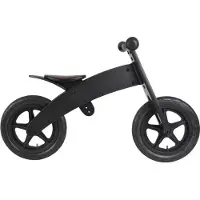 Bandits & Angels Bandit 2 in 1 Zwart Hout - Loopfiets