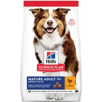 Hill's Pet Nutrition 4x Science Plan Hondenvoer Droog Mature Adult Medium Kip 2,5 kg