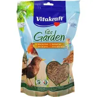 Vitakraft Vita Garden Premium gedroogde meelwormen voor buitenvogels 3 x 200 g