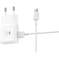 Samsung Galaxy S10 plus Fast Charger wit inclusief USB TYPE-C kabel 1.2 meter origineel wit