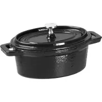 Vogue Gietijzeren Mini Braadpan Ovaal 9,4x15,5cm