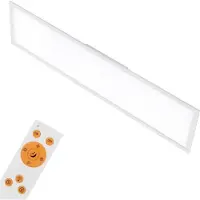 Briloner PIATTO - Plafonnière - plafondlamp dimbaar - kleurtemperatuurregeling - afstandsbediening - LED - 36W - 3800 lm - wit - 1 -20 m