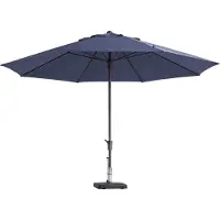 Madison Stokparasol Timor dia. 400 cm safier blauw zonwering