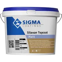 Sigma Siloxan Matt | Matte Gevelverf 5 LTR - Wit