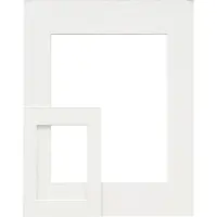 Deknudt Frames passe-partout - wit - foto 20x30 - buitenformaat 30x45