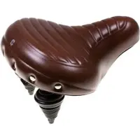 Selle Fietszadel Wave / Drifter Geribbeld Bruin