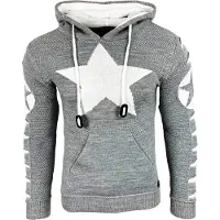 Rusty neal Grof gebreide hoodie