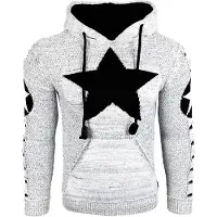 Rusty neal Grof gebreide hoodie