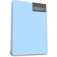 Dormisette Mako Jersey Topdek hoeslakens 140 x 210 cm blue