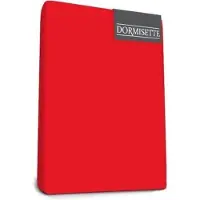 Dormisette Mako Jersey Topdek hoeslakens 90 x 220 cm rood