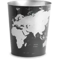 Balvi Globe Dustbin Zwart
