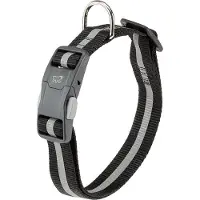 Ferplast hondenhalsband Club Reflex 44 x 1,5 cm nylon zwart