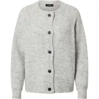 Selected Gebreid vest 'SLFLulu' lichtgrijs