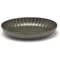 Serax Serveer kom ovaal 19cm groen Inku Sergio Herman 2st.