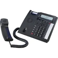 AGFEO T 18 - Téléphone filaire avec ID d'appelant - noir