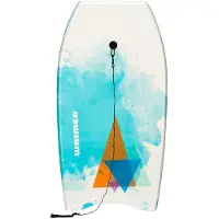 Waimea Bodyboard - Slick Board - 93 cm - Wit/Turquoise/Paars