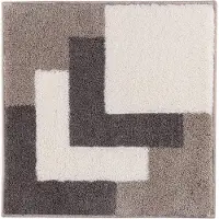 Casilin WC-mat Antislip Graduale - 60x60cm - Vierkante Badmat - Waterabsorberend - Wasbaar en Sneldrogend - Acryl - Bruin, Zand