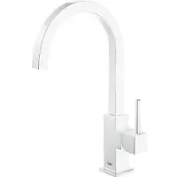 Tres Keukenkraan cocina gebogen uitloop 20.5 cm mat wit