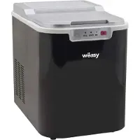 Weasy KW12 ijsmachine / 12 kg ijsblokjes per dag / 1,5 liter / Waterniveau-indicator / zwart